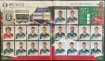 Russia 2018 - SELEÇÃO DO MÉXICO COMPLETA (MEX) Grupo F - Figurinhas 452 a 471 - Paginas: 52 e 53 - São 20 Cromos alto colantes Originais para completar seu álbum da Copa Russia 2018 - Oportunidade unica pois no mercado cada figurinha é comercializada pelo menos a R$ 5.00