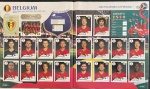 Russia 2018 - SELEÇÃO DA BÉLGICA COMPLETA (BEL) Grupo G - Figurinhas 512 a 531 - Paginas: 58 e 59 - São 20 Cromos alto colantes Originais para completar seu álbum da Copa Russia 2018 - Oportunidade unica pois no mercado cada figurinha é comercializada pelo menos a R$ 5.00