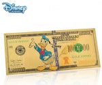 Disney - Cédula Fantasia Donald Duck Series 2009 Gold Flor de Estampa