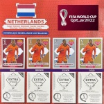 RYAN GRAVENBERCH (Holanda) - KIT COM AS 4 FIGURINHAS EXTRA ROOKIES - OURO (Gold), PRATA - BRONZE e BORDÔ (Base) - Figurinhas Originais com Sleeve - Não deixe de ter as Figurinhas mais RARAS e desejadas do ÁLBUM DA COPA DO MUNDO QATAR 2022 - PANINI - Valor de mercado acima de R$ 600.00