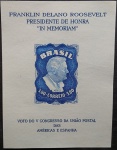 Brasil - Bloco B012 - Roosevelt - sem filigrana