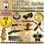 Seja muito Bem-Vindo ao LEILÃO 44512 DE ANTIGUIDADES, COLECIONISMO, DECORAÇÃO E ARTE | QUINTA-FEIRA Dia 7 de Novembro | 19H30 | _(ºLº)_ Caso necessite, tire todas suas dúvidas via atendimento personalizado por WhatsApp: (11) 98681-9377 ou pelo e-mail: contato@antiguera.com.br, onde você pode solicitar fotos detalhadas e vídeos. Não deixe para última hora! Antecipadamente agradecemos pelo seu lance.