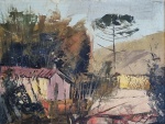 Ney Tecidio (1929-1988). TARDE DE VERÃO. Tiradentes/MG,1984. Óleo sobre Eucatex. 28 x 35 cm (mi); 46 x 53 cm (me). Assinado e datado no cid. Titulado e datado no verso. Leia mais em https://www.arrematearte.com.br/artistas/ney-tecidio-1929 .