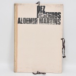 <b>ALDEMIR MARTINS</b> -  "Dez desenhos de Aldemir Martins", 1971. Álbum com 10 ilustrações. Edição 459/1000. Editora Cultrix.