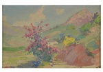 <b>CARLOS OSWALD </b><br>(1882-1971)<br>Paisagem<br>Óleo s/ madeira<br>Ass. cie<br>20 x 30 cm