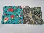 Lote de 2 camisas de malha estampadas Tam: G