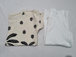 Lote de 2 camisas de manga curta. Tam:M