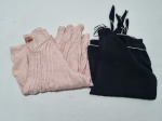 Lote de 2 camisas de manga comprida, sendo uma delas da Zara. Tam: P/M