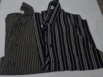 Lote de 2 camisas sociais masculina, sendo uma delas da marca Otto, tam: 38. Peças com marcas de guardado.