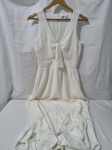 Vestido branco da Pura swin, tam:M.