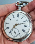 Relógio de bolso Omega Grand Prix Paris 1900. Está funcionando, mas não damos garantia da precisão. C900, 35578C6. Diâmetro: 49.4 mm, Peso: 90 gr.