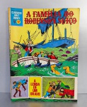 Gibi antigo A Família do Robinson Suíço. Inclui também A Lenda de um Bravo neste gibi. Coleção Clássicos da Disney (Edição rara), Nº 12, 1969, Editora Abril. Tamanho do gibi: 27.7 cm x 20.5 cm.