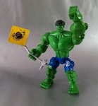 Boneco Hulk, Hasbro, 2013, Marvel. Altura: 18 cm, Peso: 217 gr.