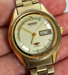 Relógio de pulso Citizen, 21 Jewels, feminino, não está funcionando. Diâmetro: 26.5 mm.