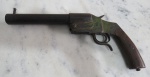 MILITARIA - Muito Antiga PISTOLA SINALIZADORA sem marca aparente. Muito provavelmente de fabricação Alemã da marca HEBEL, muito utilizada na 1ª e na 2ª Guerra Mundial (Hebel M1894 German WW1 Flare/Signal Gun). Referência: https://sallyantiques.co.uk/product/66525/