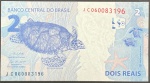 C-339 - Cédula de 2 Reais 2019 - JC - Guedes/Campos Neto - Flor de Estampa