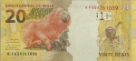 C-355 - Cédula de 20 Reais 2022 - KF - Guedes/Campos Neto - Flor de Estampa