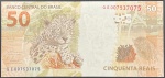 C-359 - Cédula de 50 Reais 2016 - GE Série 0075 - Barbosa/Tombini - Flor de Estampa