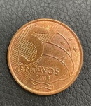 Moeda de 5 Centavos 2003 - 2ª Familia - Sob/FC - Não circulada