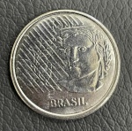 Moeda de 10 Centavo 1995 - Data Vazada - 1ª Familia - Flor de Cunho