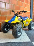 CICLOMOTOR -QUADICICLO SUZUKI 50cc 2000  Excelente estado, pintura em boas condições, funcionando, motor 2 tempos, pronto para usar <br><br>DESPESA ADICIONAL DE PÁTIO E LOGISTICA R$290,00.<br><br>As obras serão vendidas "NO ESTADO" em que foram recebidas e expostas. Em se tratando de automóveis, estes são leiloados no estado que se encontram no momento do pregão, não havendo garantia de funcionamento de motor e/ou elétrica, razão pela qual no período de visitação é garantida a visita por expert da confiança do arrematante.  A descrição de estado ou vícios decorrentes do uso são pontuadas na descrição dos objetos/veículos/obras, porém não vinculam e nem constituem garantia de funcionamento. </br><br>