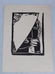 LASAR SEGALL - Xilogravura sem assinatura. Med. total 38 x 27cm.