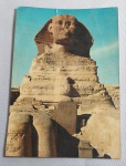 Antiga Foto-Postal - Representando ''The Great Sphinx of Giza'' - by Giovanni Trimboli - Possui dedicatória - Medida: 14,5 x 10,5 cm.