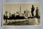 Antiga Foto Postal Fotolabor 28- Representando Vista Parcial de São Paulo - Possui dedicatória no verso. E data de 1949 - Medida: 14 x 9 cm.