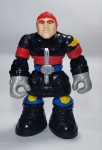 Lindo boneco de coleção - Rescue Heroes - Cabeça, pernas, braços e antebraços articulados - Mattel - 1999 - PVC. Medida: 15 cm de altura x 11 cm x 5,5 cm.