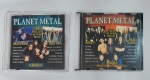 Lote de 2 conservados CDs da coleção - PLANET METAL - Vol. 11 e 12 - VIDEOLAR - Medida: 14 cm x 12,5 cm. Conforme foto.