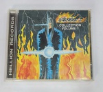 Conservado CD - HELLION COLLECTION - Vol. 1 - Hellion Records Ltda - Possui encarte com ilustrações dos próximos lançamentos. Medida: 14 cm x 12,5 cm.