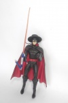 Lindo e conservado boneco - ZORRO - GENERATION  Z - 2006 - Articulado - Material: PVC - Marca: BKN - Medida: 14 cm de altura.