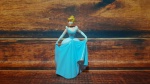 Miniatura Princesa Cinderela, Disney, 7,5 cm em Plástico. R2209