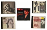 Lote contendo cinco CDs importados e ou não, das cantoras francesas EDITH PIAF, BARBARA, JOSEPHINE BAKER, CATHERINE DENEUVE e JULIETE GRECO, usados.