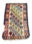 TAPETES, Tapete Kilim, no estado, medindo 120x79cm.