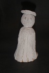 Arte Popular - Fantasma Escultura em terracota policromia branca. aprox. 10 cm