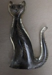 ABRAHAM PALATNIK, escultura. "Gato", 10 x 6 cm