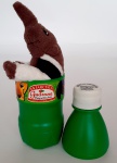 Garrafinha Promocional Caçulinha Guaraná Antarctica. Completa com o Ursinho de pelucia.