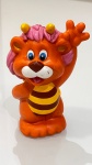 Personagem Wuzzle Bumblelion Rubber Squeeze raro, está perfeitinho e mede aproximadamente 6 cm de altura.