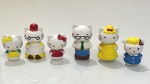 Coleção miniaturas Hello Kitty Família E Amigos Thomas Fifi Tippy Tracy