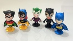 Coleção Bob's Toy Arts Batman 2015, personagens em ótimo estado de conservação.