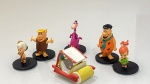 Hanna-Barbera Coleção com 6 personagens Flintstones, todos impecáveis.