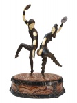 DEMETRE CHIPARUS (1888-1950) -  "Dançarinos de címbalos" -1925 - Importante grupo escultóric