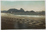 Brasil - Lote com antigo Cartão Postal circulado e colorido - Rio de Janeiro - Copacabana.