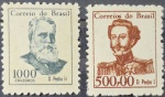 Brasil - Lote com dois selos novos mint. Numero 524 e 525.