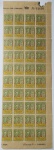 Brasil - Parte de folha "Mint" com 40 selos de 50 réis (C-29) ano 1930.