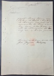 Proposta de arrematação de terras em Santo Antônio do Aracaju datado de 20 de dezembro de 1888 com selo.