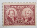 Canadá - selo novo de 20 cents nº 128 - com marca de charneira.