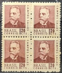 Brasil - linda quadra do selo 533 mint "Série antigos Presidentes da República" - Campos Sales.