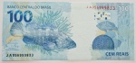 Brasil - 100 reais 2a família C368 letras JA - escassa